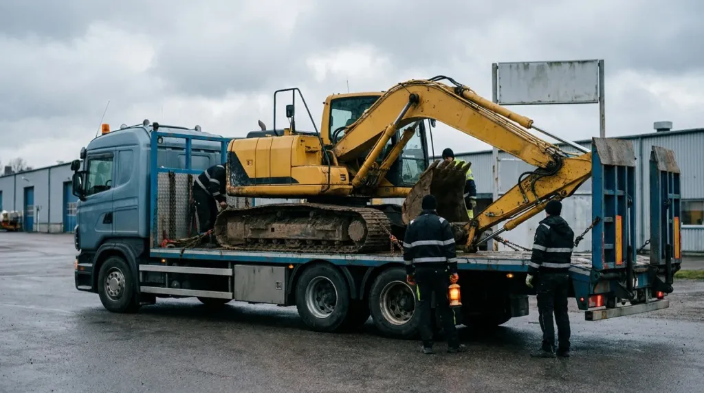 Zakup na aukcji Cheffins w UK i transport maszyny do Polski