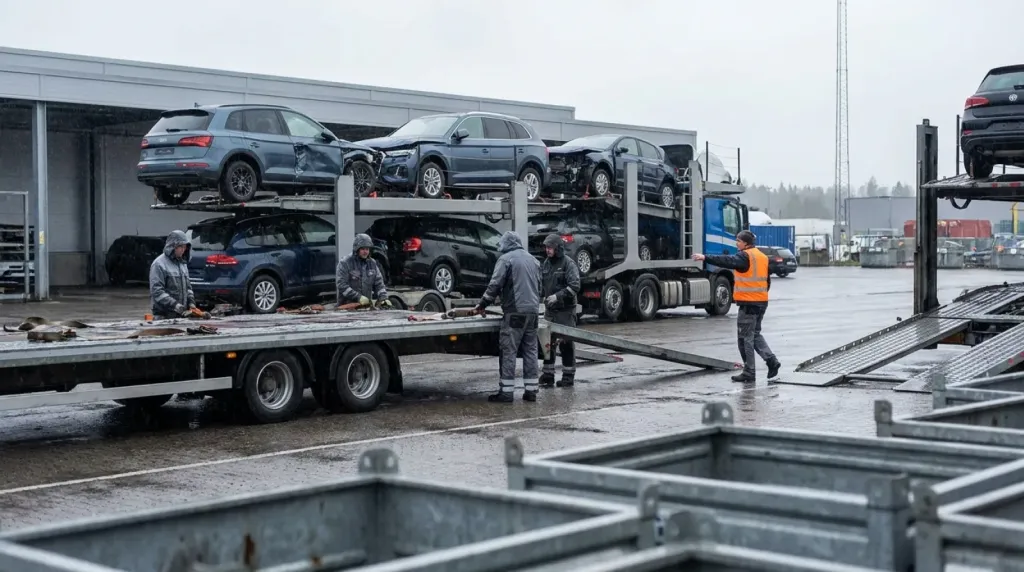 Zakup na aukcji Copart UK i transport pojazdu do Polski