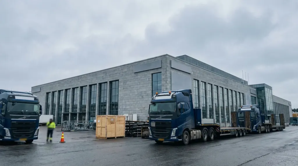 Logistyka targowa: dostawy do EICC w Edynburgu