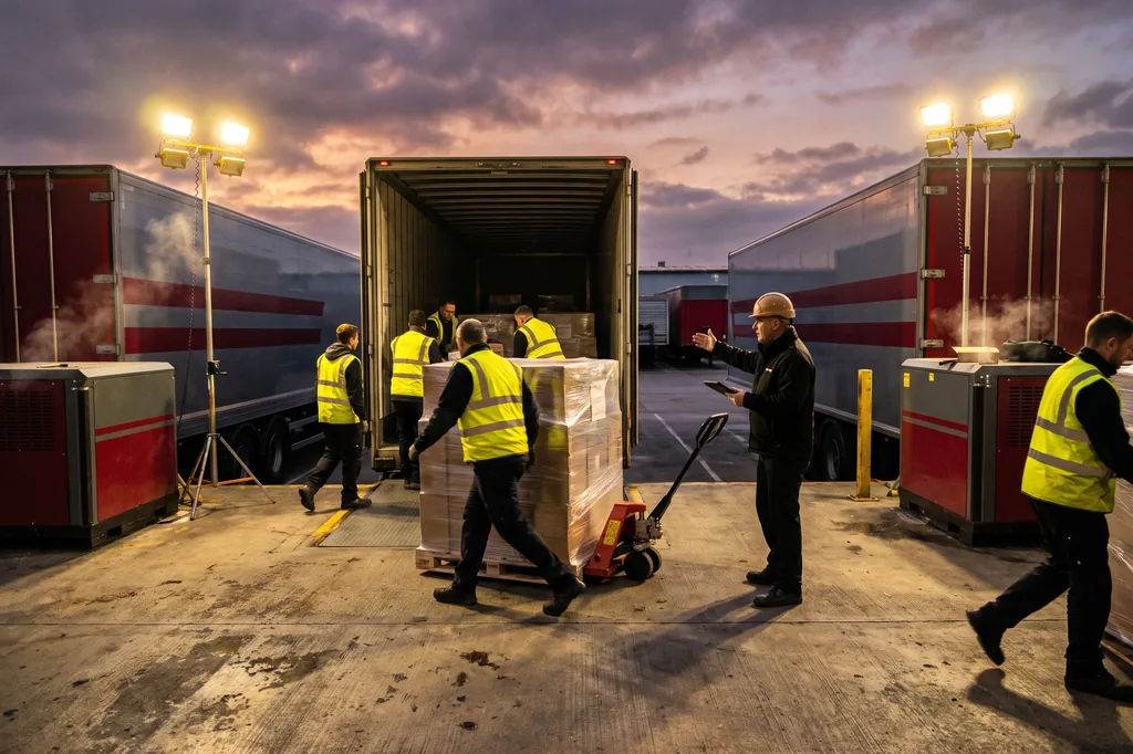 Awaryjny cross-docking (szybki przeładunek ładunku, UK)