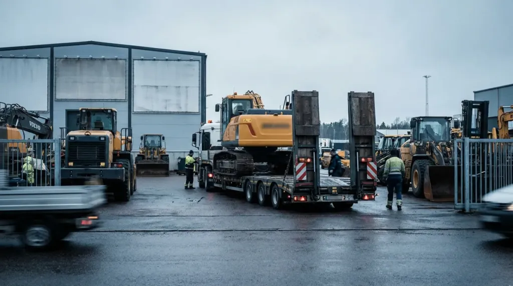 Zakup na aukcji Euro Auctions w Leeds i transport maszyny do Polski