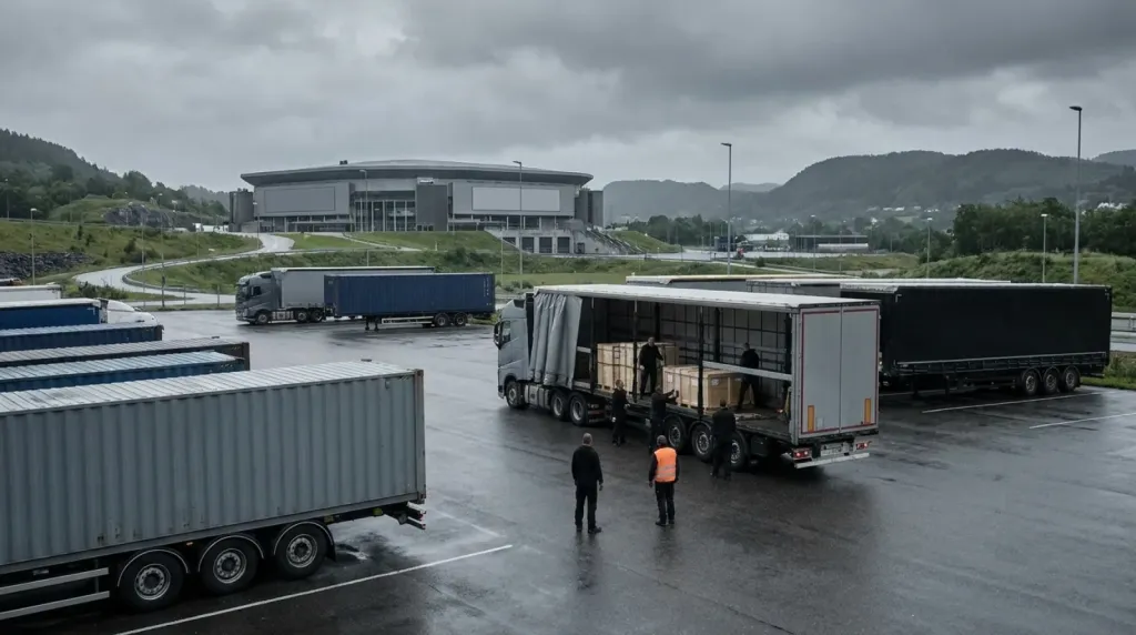 Transport na targi do Green Glens Arena w Millstreet