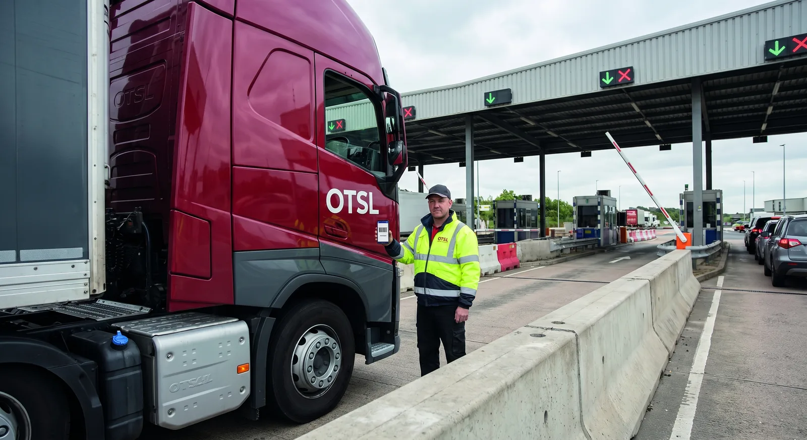 GVMS in practice, how the driver crosses the GB border
