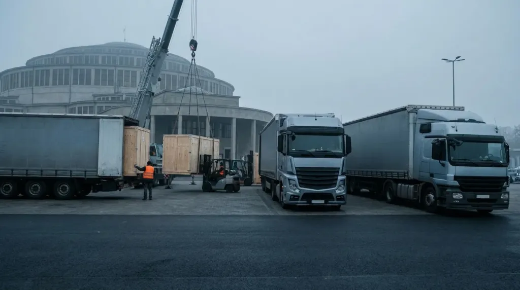 Logistyka targowa Hala Stulecia Wrocław: transport i dostawy
