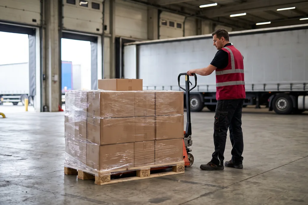 Transport einer Palette nach Großbritannien und Kleinmengen, wenn andere ganze Lkw wollen
