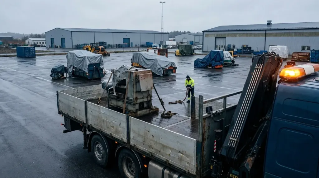Zakup maszyny na John Pye Auctions w UK i transport do Polski