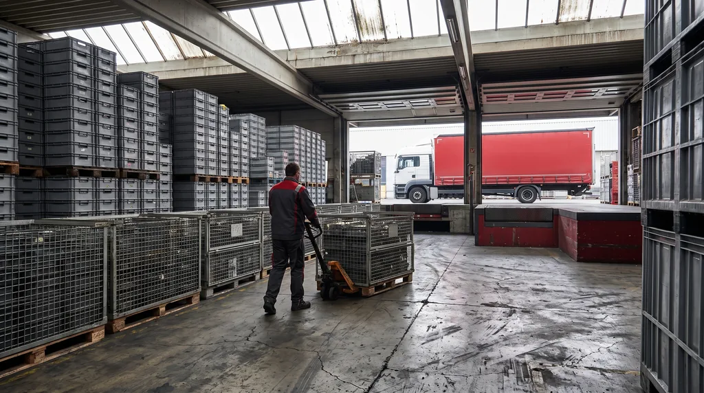Opakowania zwrotne w automotive: KLT, Gitterbox i rozliczanie obiegu