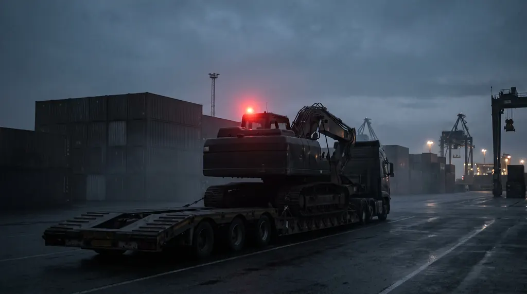 Maszyna zablokowana w porcie w Holandii: rachunek za składowe i demurrage