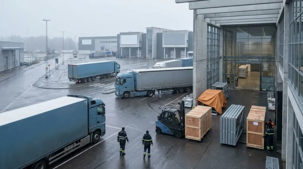 Logistyka targowa Messe Basel: transport zabudowy i eksponatów