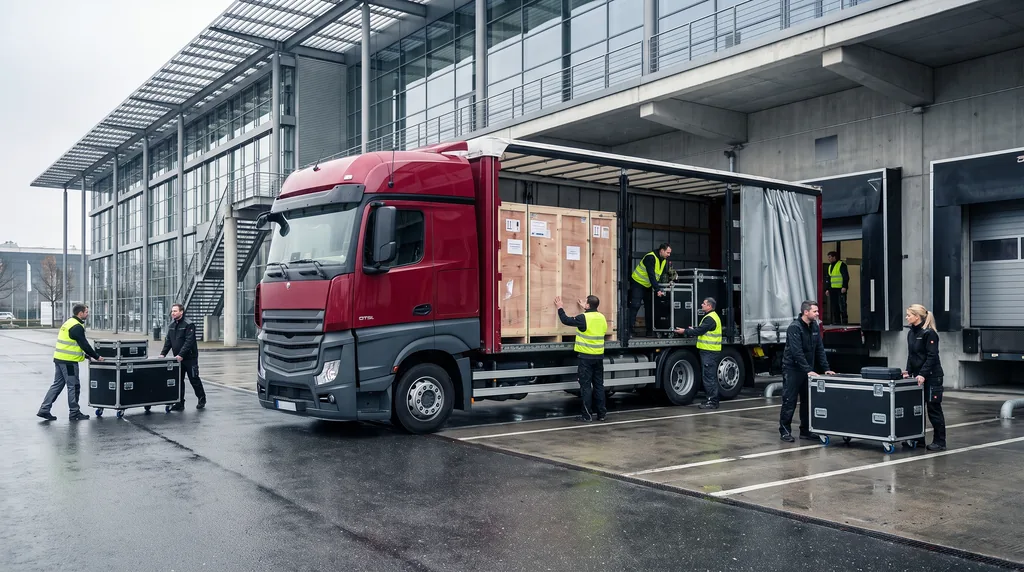 Transport na targi do Niemiec: terminy, sloty i logistyka stoiska