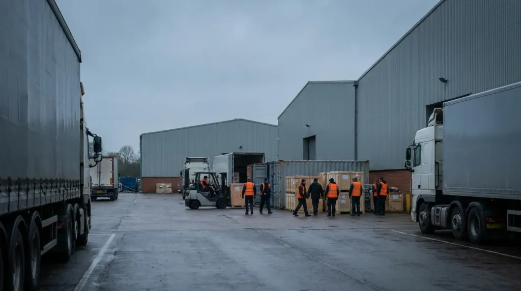 Logistyka targowa na NAEC Stoneleigh w Kenilworth