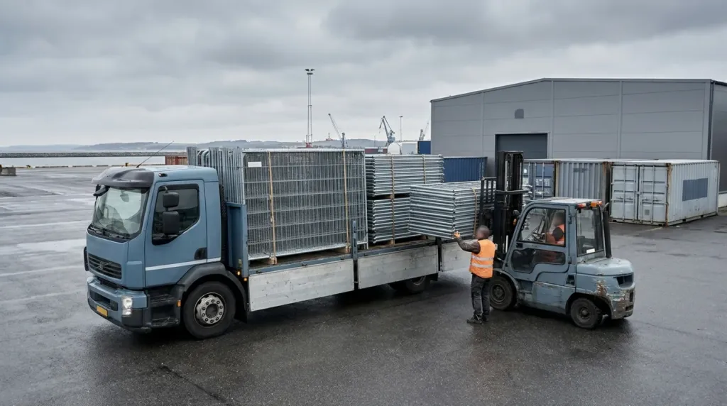 Import i transport barier oraz ogrodzeń budowlanych z UK