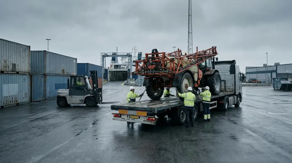 Transport i import opryskiwacza z Wielkiej Brytanii: zasady i odprawa