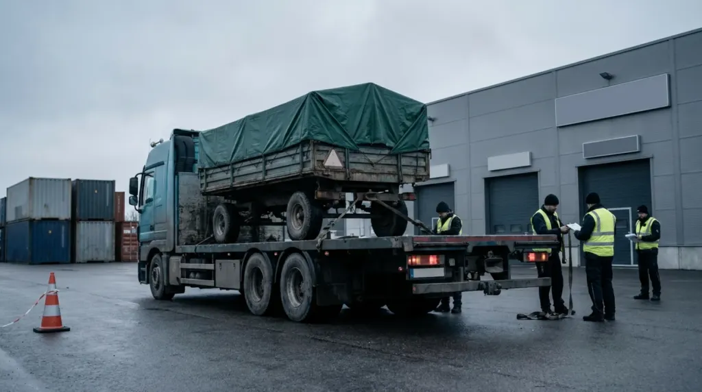 Transport przyczepy rolniczej z UK: odprawa celna i logistyka