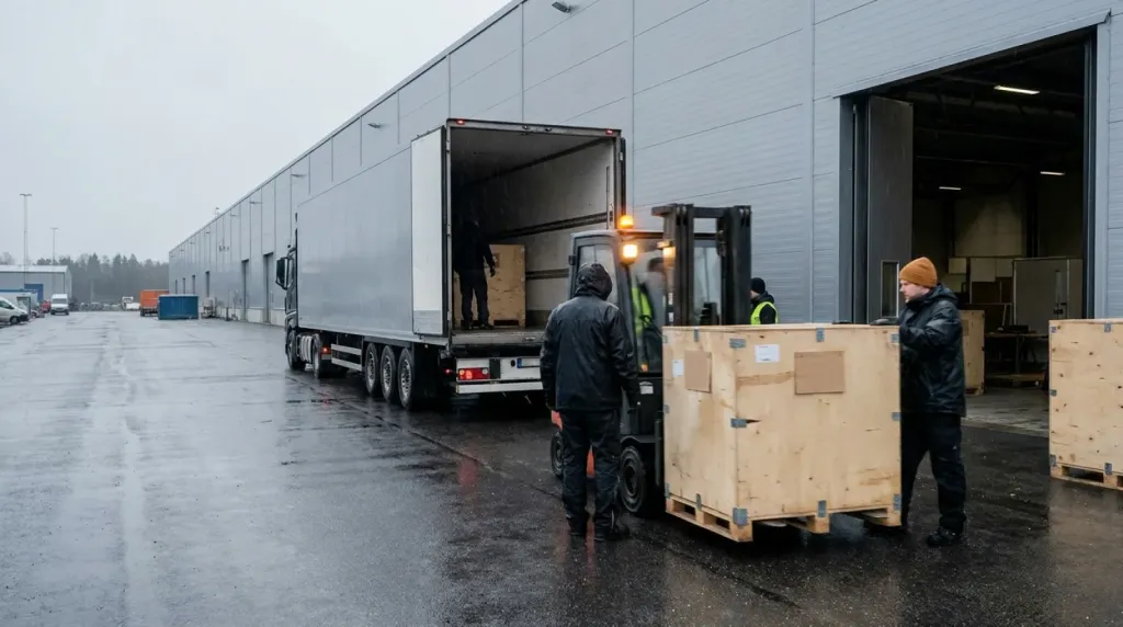 Logistyka targowa: dowóz zabudowy i eksponatów na Ptak Warsaw Expo