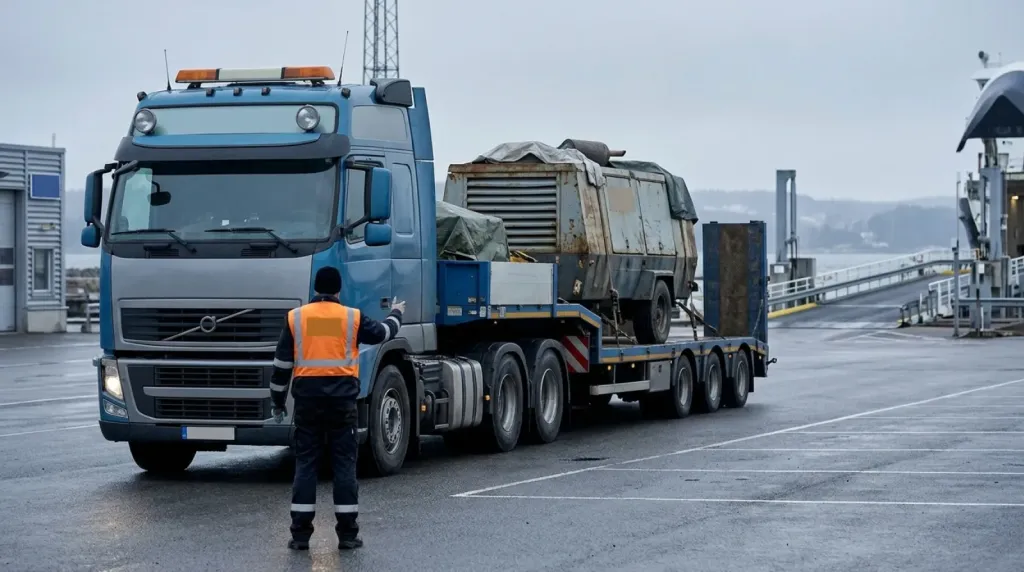 Transport i import sprężarki budowlanej z Wielkiej Brytanii
