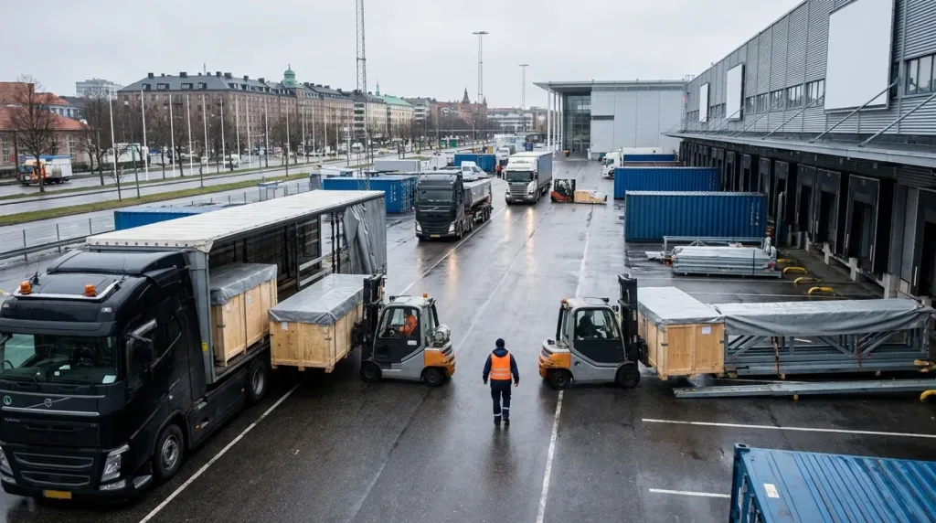 Logistyka targowa Stavanger Forum: transport zabudowy i eksponatów