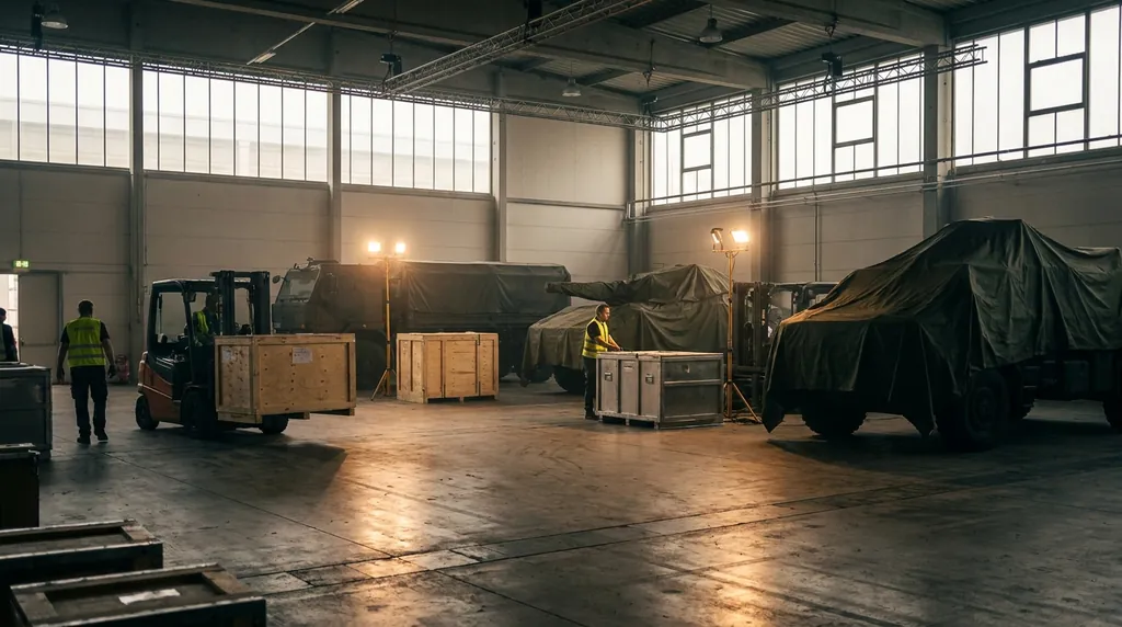 Logistyka wystawcy na MSPO w Kielcach: transport, sloty, zaplecze