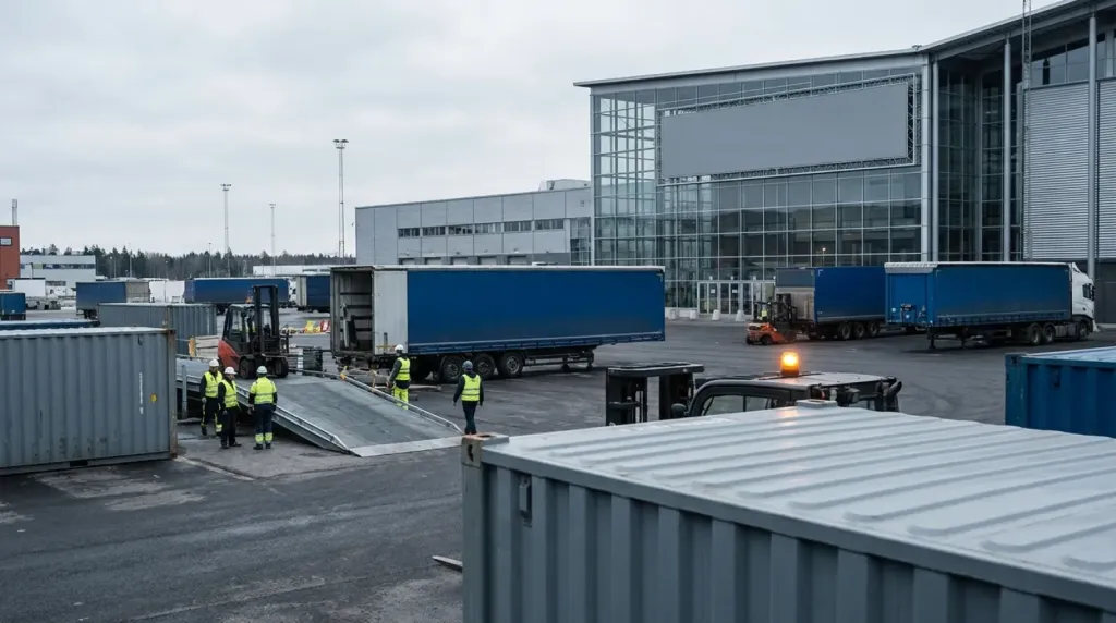 Logistyka targowa: dostawy do Telford International Centre