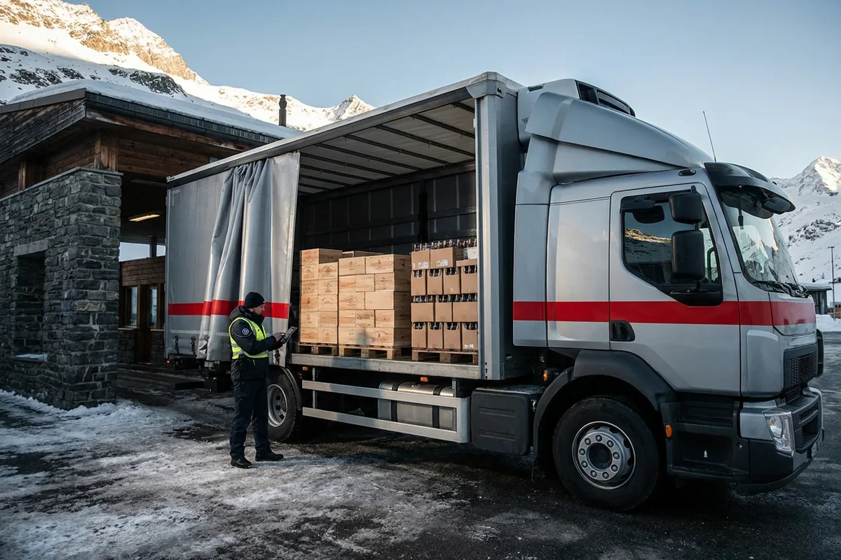 Transport wina i alkoholu do Szwajcarii: cło, VAT, dokumenty