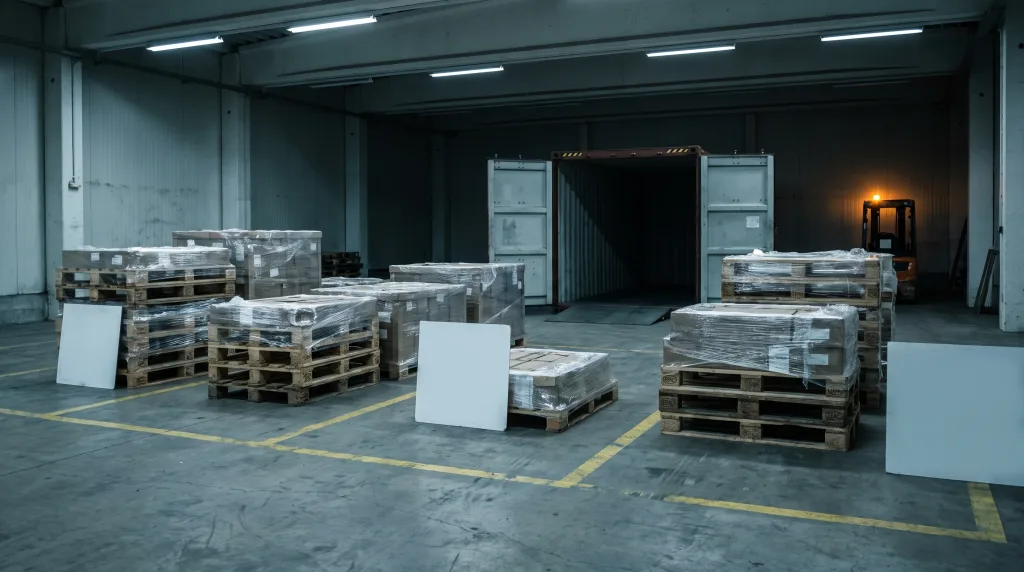 LCL-Container in Milton Keynes: Dekonsolidierung und Zollfreigabe
