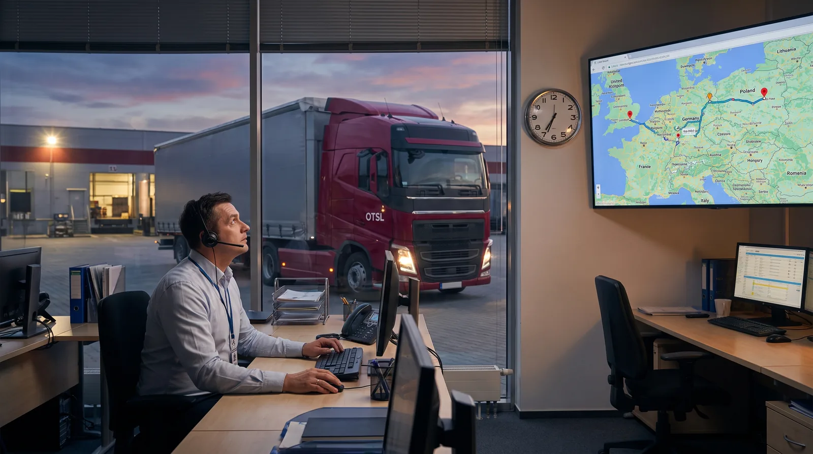 How long does transport from Poland to the UK take and what extends it