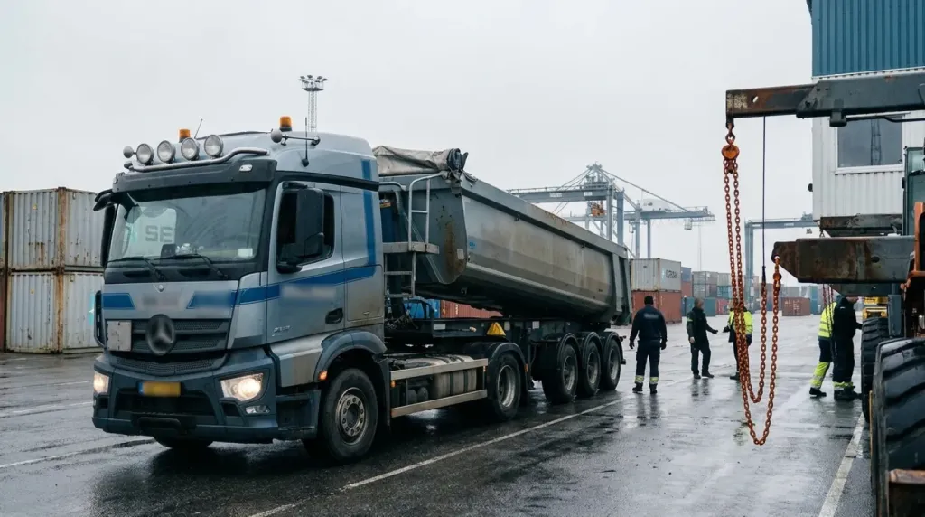 Transport i import wywrotki z UK: zasady i odprawa celna