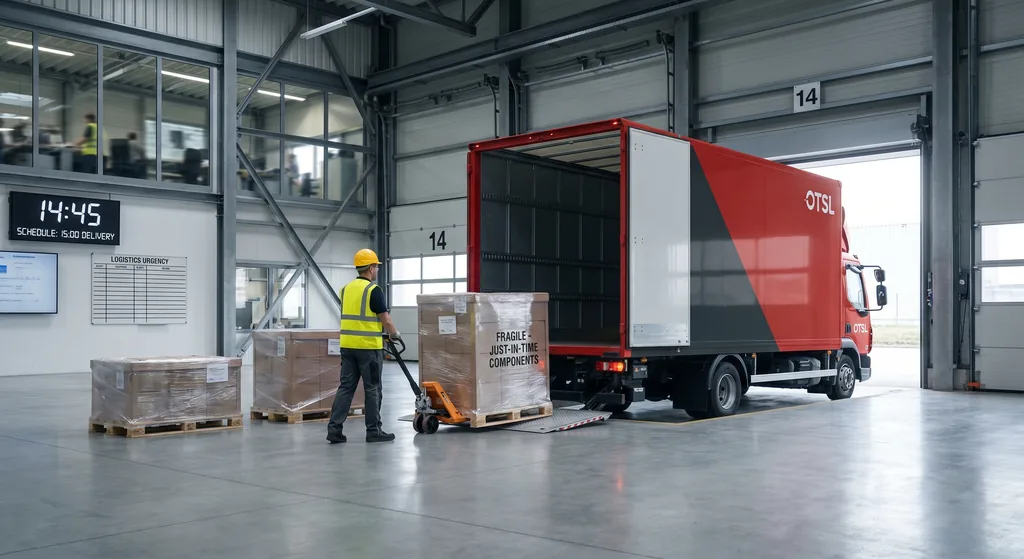Transport automotive, dostawy na sloty rozładunkowe
