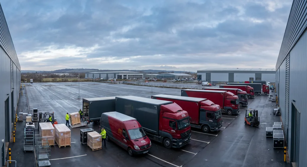 Logistyka targowa NEC Birmingham, dostawy i zaplecze