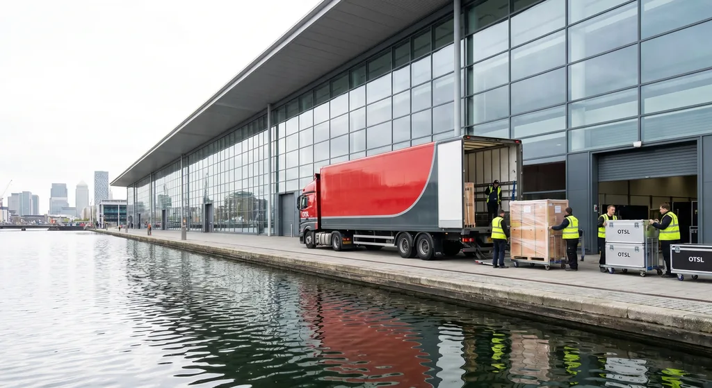 Logistyka targowa ExCeL London, jak dowozimy stoiska